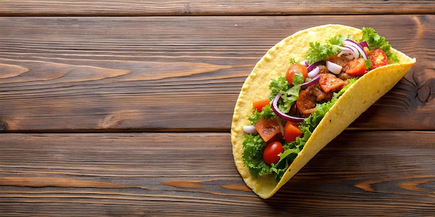 Taste the Fiesta Taco Border Background Bring the Spirit of Cinco de Mayo Alive with Tacos Backdrop