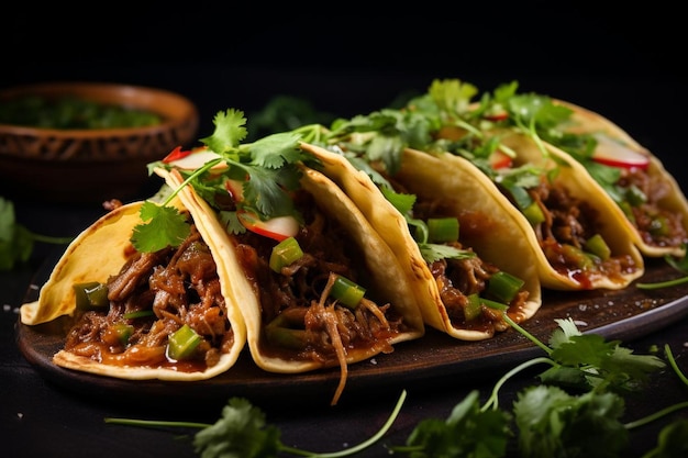 Tasty Beef Birria Quesabirria Tacos with Consomme