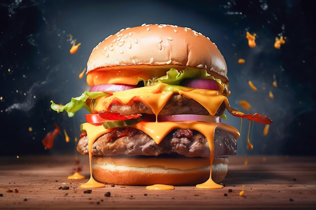 Tasty burger generative ai