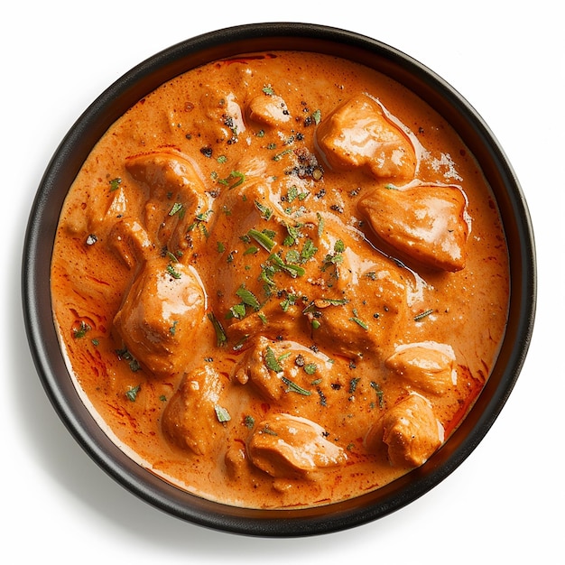 Photo tasty butter chicken curry dish from indian cuisine