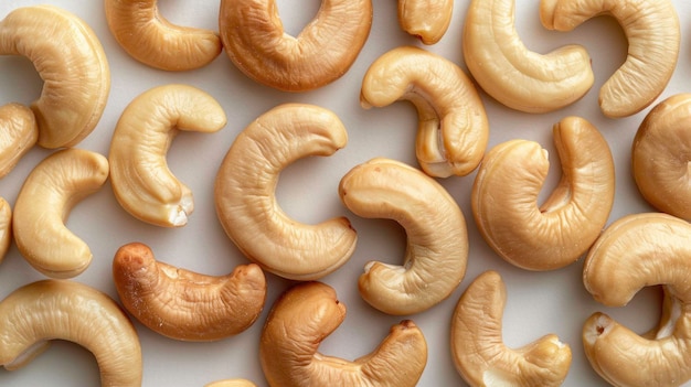 Photo tasty cashew nuts as background