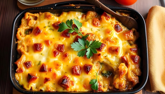 Photo tasty casserole