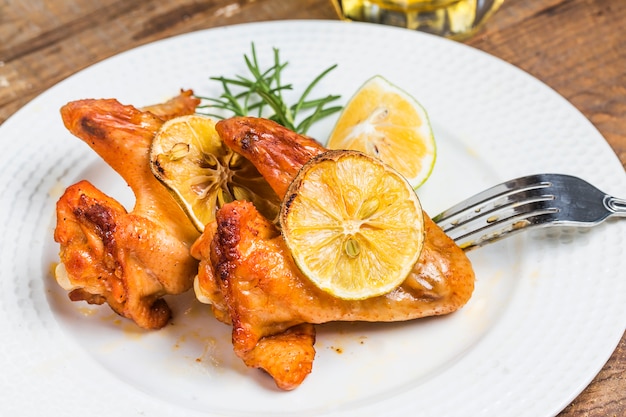 Tasty chicken with lemon