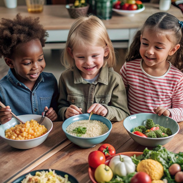 Tasty childrens food World food day