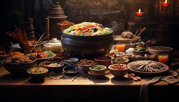 Tasty Chuseok festival food advertisement photoshoot Commercial photography