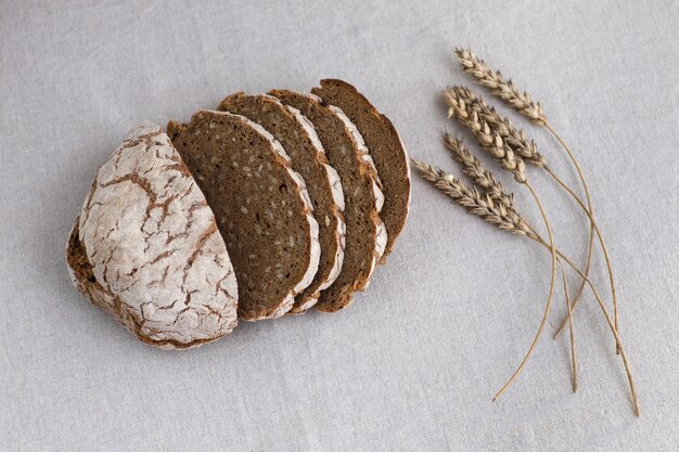 Photo tasty and delicious bread