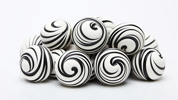 Photo tasty licorice twists on a white background