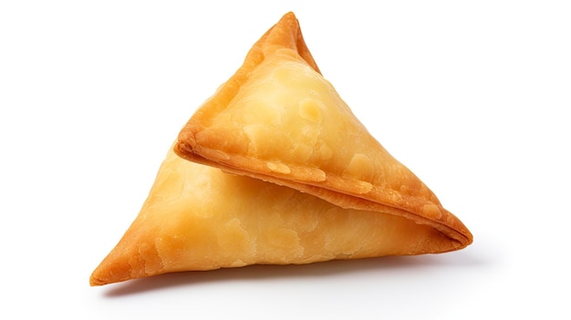 Tasty samosa isolated on white background