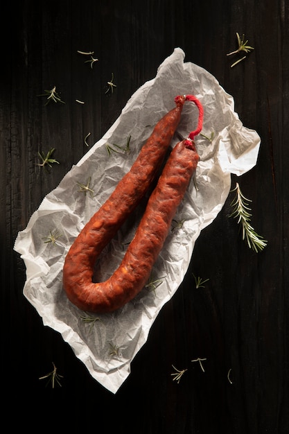 Tasty traditional chorizo arrangement