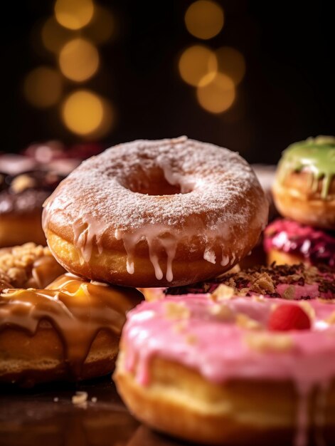 tasty various donuts