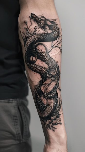 a tattoo of a octopus and octopus on the arm