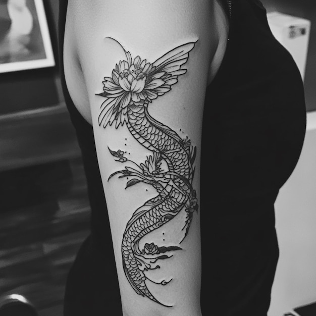 Photo a tattoo shop specializing in intricate designs