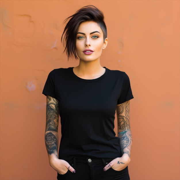 Tattooed Model Mockup