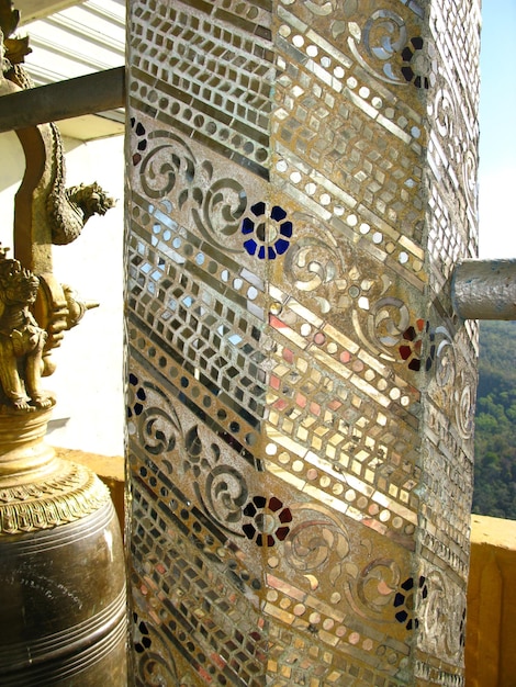 Photo taungkalat monastery on popa mount myanmar