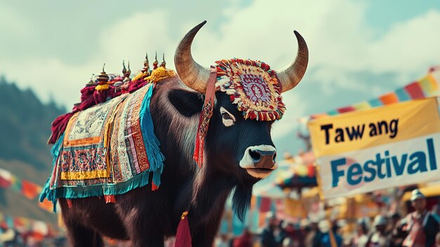 Photo tawang festival a celebration of himalayan culture and heritagetawang festival of arunachal pradesh