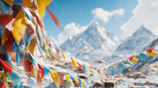 Photo tawang festival a celebration of himalayan culture and heritagetawang festival of arunachal pradesh