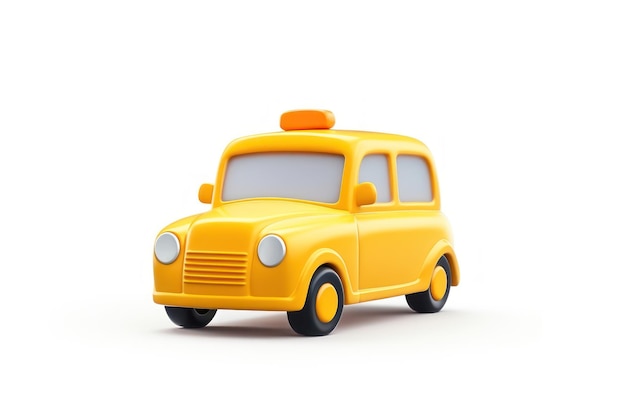 Taxi icon vehicle car white background