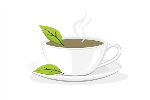 Photo tea icon design for branding