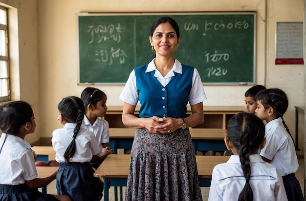 a teacher stands in front of a chalkboard with the words quot no quot on it