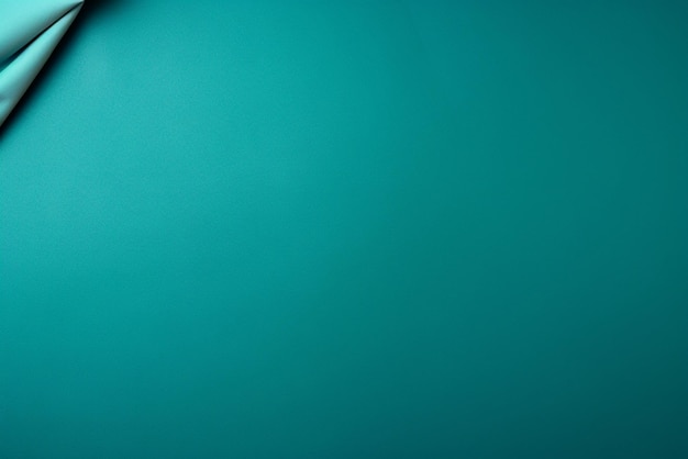 Teal background and copy space