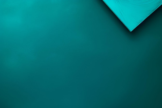 Teal background and copy space