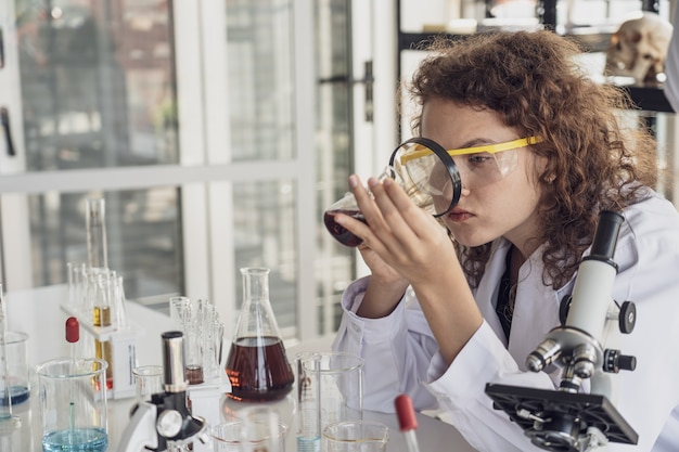 Team of Medical Research Scientist Conducts Experiments in Laboratory.