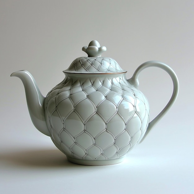 Photo a teapot with a lid that says quot teapot quot on it