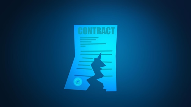 Tearing in half contract agreement