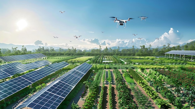 Photo tech in agriculture drones smart grids and sustainable practices