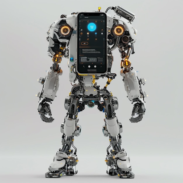 Tech Metamorphosis Phone to Robot Transformation