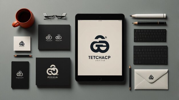 Photo tech startup branding