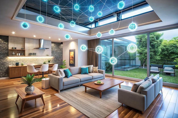 TechEnhanced Interiors Smart Homes Powered by Generative AI