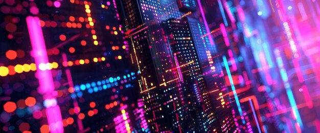 Technology Abstract Ai Data Patterns Technology Abstract Background