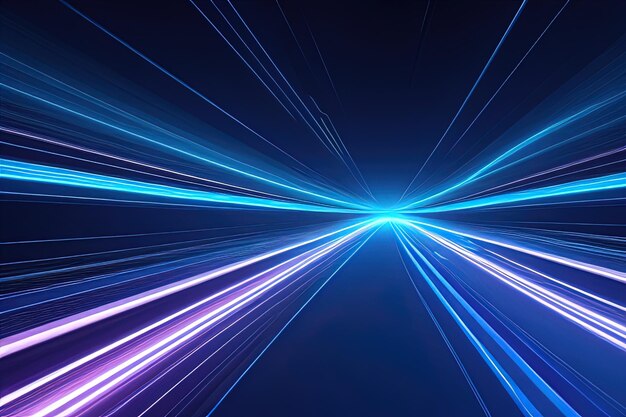 Technology abstract background with lines for network futuristic tech lines with neon background a