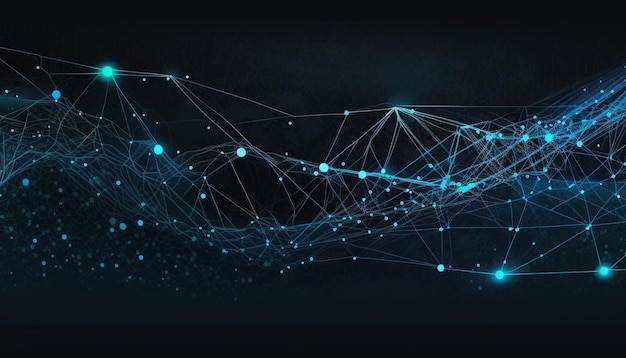 Technology Network Background