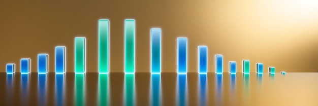 Photo technology and network concept risk management and assessment for business investment