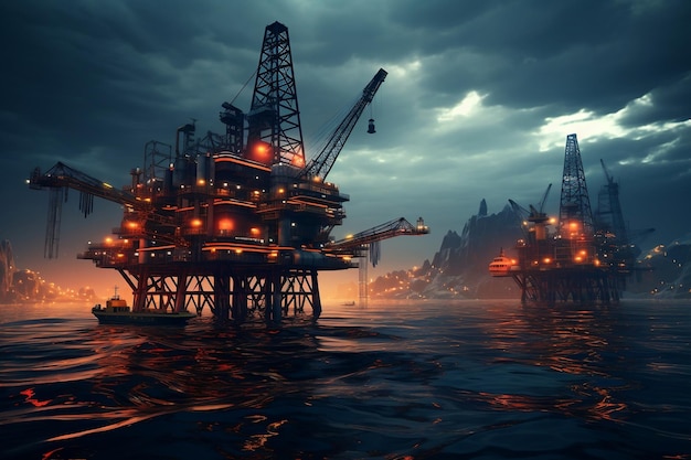 Technology in the Offshore Oil Industry with Oil Rig AI