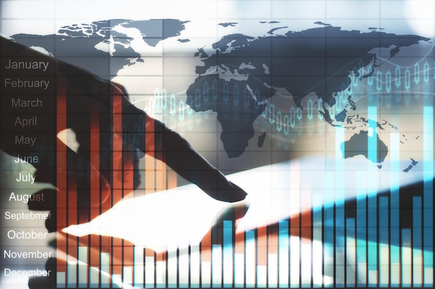 Technology trade and analysis concept