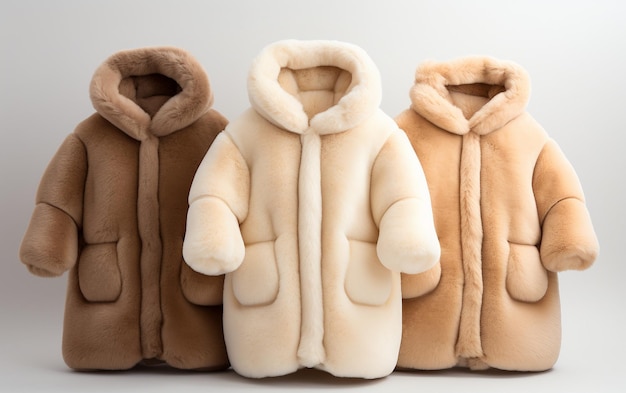 Teddy Bear Coats Stay Cozy and Chic isolated on a transparent background