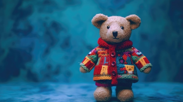 teddy bear image with plain background