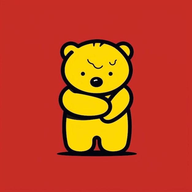 Teddy_Bear_Modern_Line_Icon_Vector_Line_Art