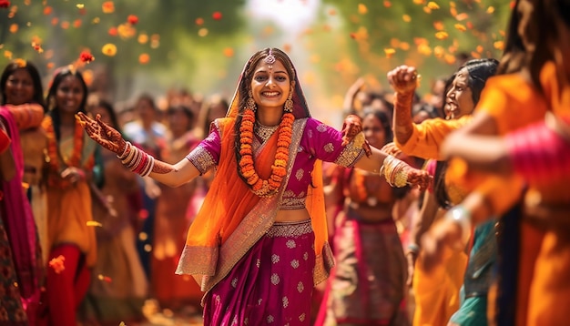 Teej festival celebration photography shoot Women celebrating teej