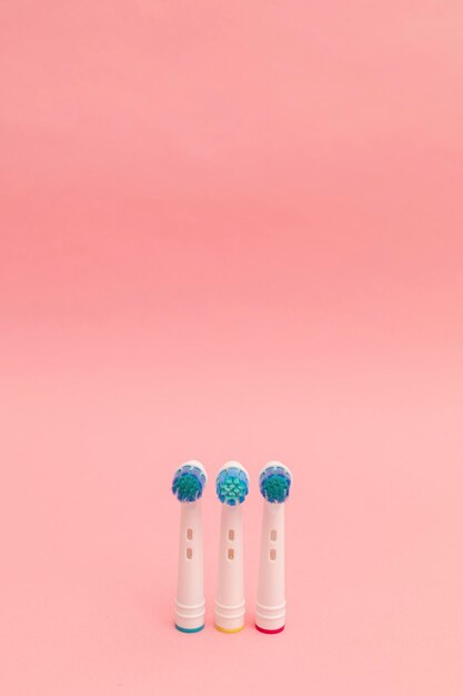 Teeth counter on a pink background