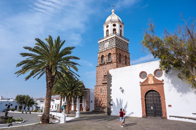 Teguise Church Square Lanzarote Canary Islands Spain