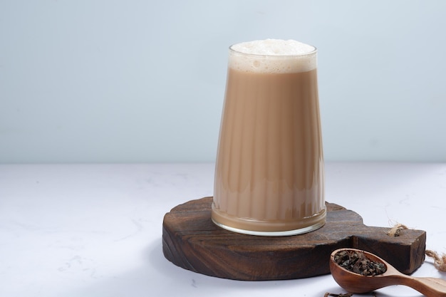 teh tarikor milk tea sweet drink very popular in indonesiamalaysia and singapore