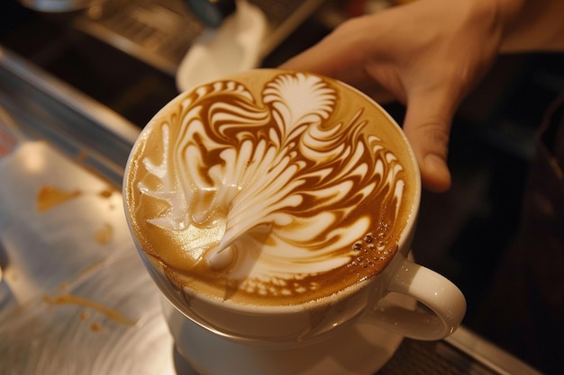 Tell the story of the baristas creative inspiratio generative ai