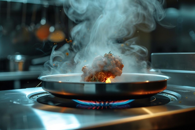 Tell the story of the chef using levitating induct generative ai