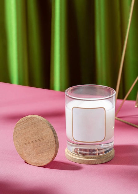 Template for scented candles Candles fragrance for home