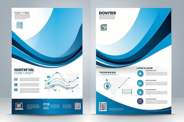 Template vector design for Brochure AnnualReport Magazine Poster Corporate Presentation