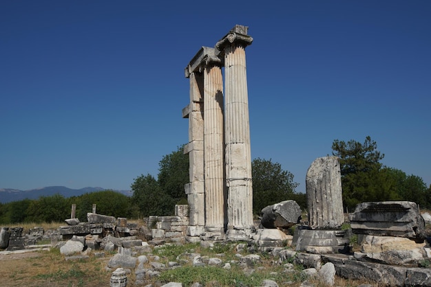 Temple of Aphrodite in Aphrodisias Ancient City in Aydin Turkiye